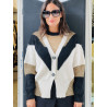 CHAQUETA TRICOLOR ESCOTE PICO