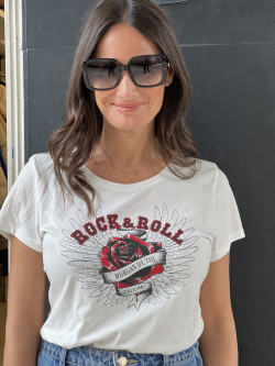 CAMISETA ROCK & ROLL MANGA CORTA