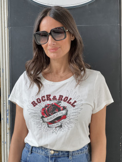 CAMISETA ROCK & ROLL MANGA CORTA