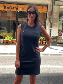 VESTIDO CORTO 4 BOLSILLOS