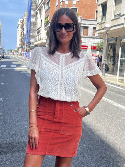 MINI FALDA EFECTO MELOCOTÓN