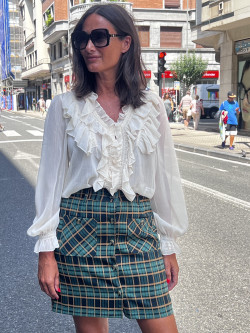 MINI FALDA CUADRO ESCOCES