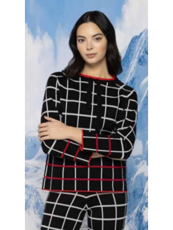 SUETER ESTAMPADO CUADROS