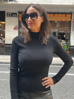 JERSEY PUNTO CUELLO CHIMENEA