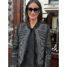 CHAQUETA TWEED CON TACHUELAS
