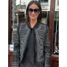 CHAQUETA TWEED CON TACHUELAS
