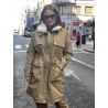 PARKA CON FORRO DE PELO CUELLO DEMONTABLE