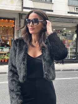 CHAQUETA BOLERO PELO CON...