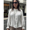BLUSA BLANCA DETALLE FRUNCIDOS