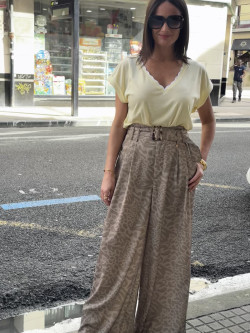 PANTALÓN PALAZZO SATINADO...