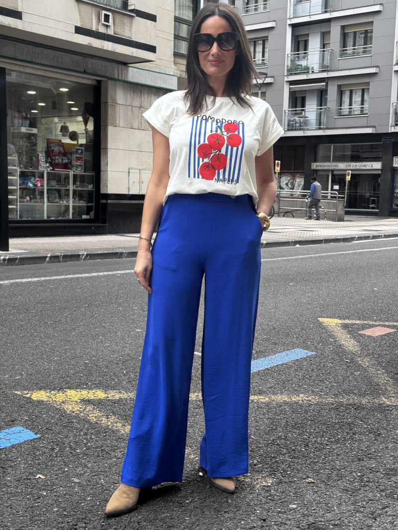 PANTALÓN FLUIDO CINTURA ELÁSTICA