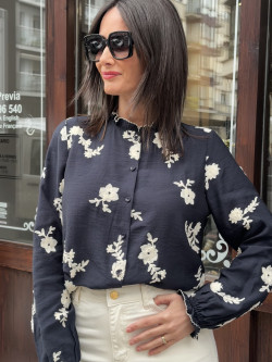 CAMISA FLORAL MANGA LARGA