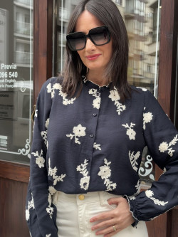 CAMISA FLORAL MANGA LARGA