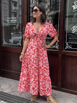 VESTIDO LARGO ESTAMPADO