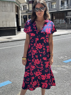 VESTIDO ESTAMPADO FLORAL...