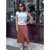 FALDA MIDI SATINADA LUNARES