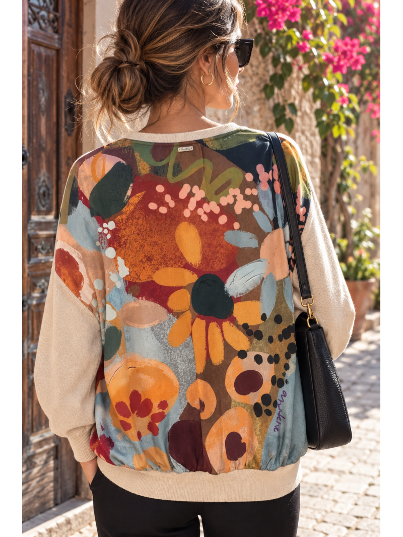 JERSEY ESPALDA ESTAMPADA