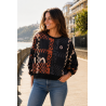 SUDADERA COMBINADA ESTAMPADA