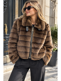 CHAQUETA CORTA DE PELO
