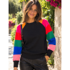 JERSEY MANGAS MULTICOLOR