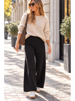 PANTALÓN DE PUNTO ANCHO